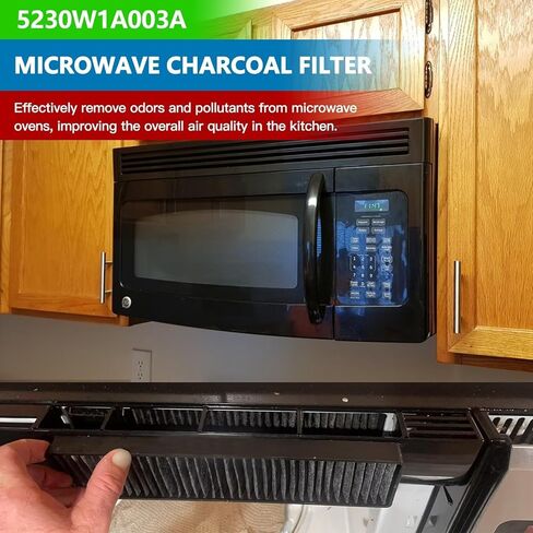 2x Microwave Charcoal Filter Parts For Kenmore 721.80523500 721.80524500 721.80529500 721.80602500 721.80603500 721.80604500,Replaces 5230W1A003A, AP4439398, 1164492 in Kuwait