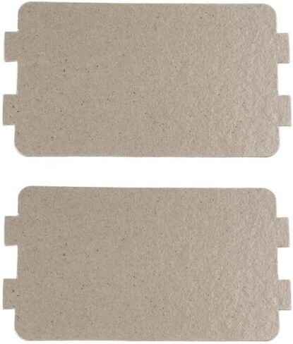 2 Pieces Universal Cutable Microwave Cover Plate - ( 4.6" x 2.53" ) Microwave Wave Guide Cover Plate, Mica Sheet Piece in Kuwait