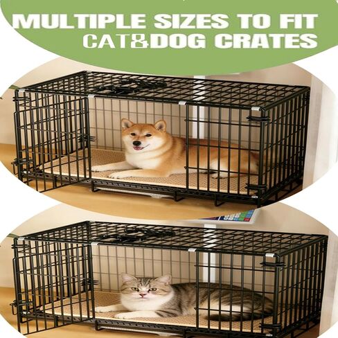 YOFANG 36"x24" Sisal Cat Scratcher Pad,Dog Chew Resistant Mat for Crate and Kennel,Waterproof Non-Slip Tear Resistant Pet Bed,Machine Washable for Large Medium Pets Indoor Outdoor Brown in Kuwait