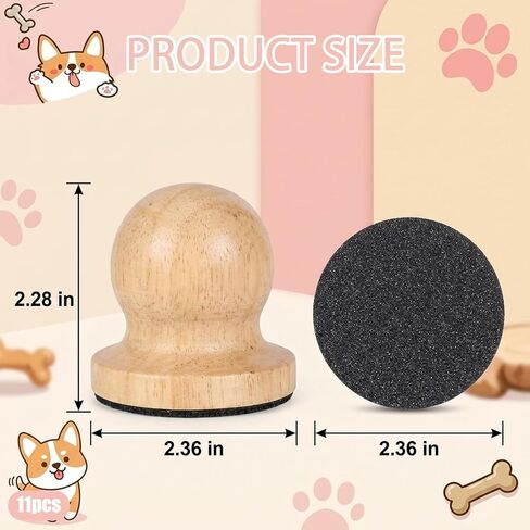 Dog Nail Scratch Board, Dog Scratch Board, 11 Pcs for Nail Care, Cat Nail File Scratcher for Dogs and Cats, Nail Grooming Kit with Sandpapers in Kuwait
