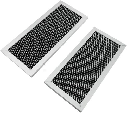 4Pcs Microwave Charcoal Filter and Grease Filter Set, Replacement for Samsung ME19R7041FS, ME19R7041FS/AA, ME19R7041FT, ME19R7041FT/AA, ME19R7041FB, ME19R7041FB/AA in Kuwait