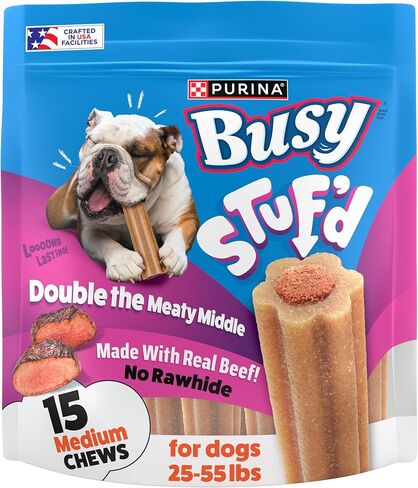 Purina Busy Stuf’d Medium Long Lasting Dog Chews - 15 ct. Pouch in Kuwait