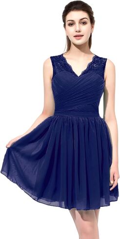 Women's Short/Long Prom Cocktail Dresses Chiffon Modest Evening Gowns Pleated Party Bridesmaid Dress in Saudi Arabia