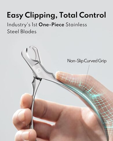 HomeRunPet Dog Nail Clippers، جميع الفولاذ مع شفرة حادة للأظافر السميكة، مقابض مريحة غير قابلة للانزلاق، أداة تشذيب أظافر الكلاب شديدة التحمل لجميع الكلاب والقطط، سهلة العناية بالأظافر في المنزل in Kuwait