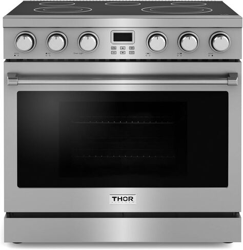 موقد كهربائي احترافي من THOR Kitchen مقاس 36 بوصة من الفولاذ المقاوم للصدأ - موديل ARE36 in Kuwait