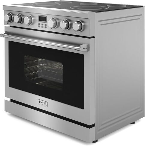 موقد كهربائي احترافي من THOR Kitchen مقاس 36 بوصة من الفولاذ المقاوم للصدأ - موديل ARE36 in Kuwait