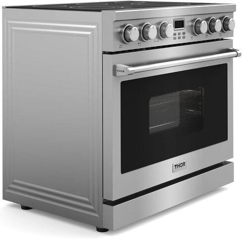 موقد كهربائي احترافي من THOR Kitchen مقاس 36 بوصة من الفولاذ المقاوم للصدأ - موديل ARE36 in Kuwait