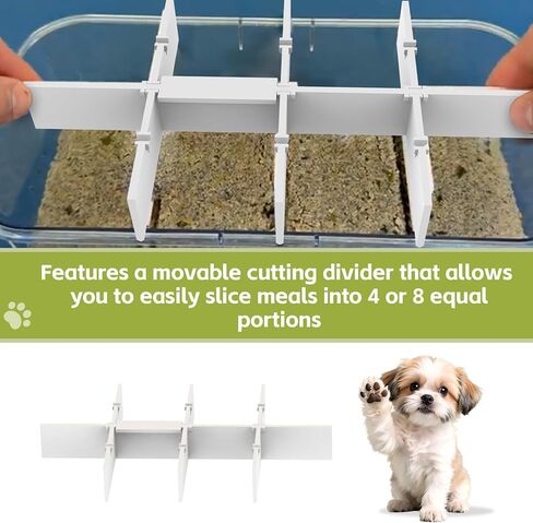 Dog Food Portion Cutter - for The Farmer's Dog Fresh Food - Meal Prep Tool for Perfect Portion Control & Long-Lasting Freshness in Kuwait