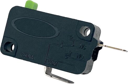 SZM-V16-FA-62 مفتاح باب الميكروويف (6 عبوات) 16 أمبير 125/250 فولت مغلق عادة (NC) بديل متوافق مع أجهزة الميكروويف LG وKenmore وGE وBosch - يعمل على إصلاح بقاء المروحة/الضوء قيد التشغيل ولن يسبب مشاكل في الحرارة in Kuwait