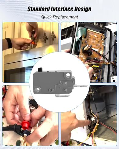 مفتاح باب الميكروويف WB24X10146 مناسب لميكروويف GE وHotpoint يحل محل WB24X28941 1166990 MW-7100-33 in Kuwait
