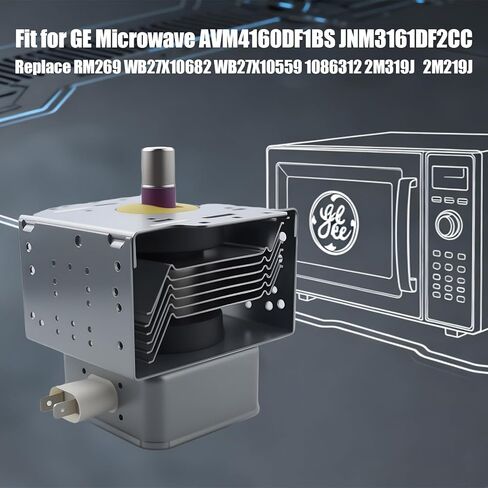 Magnetron مناسب لميكروويف GE، استبدال الفرن Magnetron RM269 WB27X10682 WB27X10559 1086312 2M319J 2M219J in Kuwait