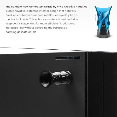 Ultum Nature Systems x VCA Flow Kit - 1/2 بوصة RFG 050 Flex Series ترقية الفوهة لخزانات الفلتر المتكاملة الكل في واحد، دوران المياه المضطرب للمياه المالحة/البحرية/حوض السمك المرجاني - 20 مم in Kuwait