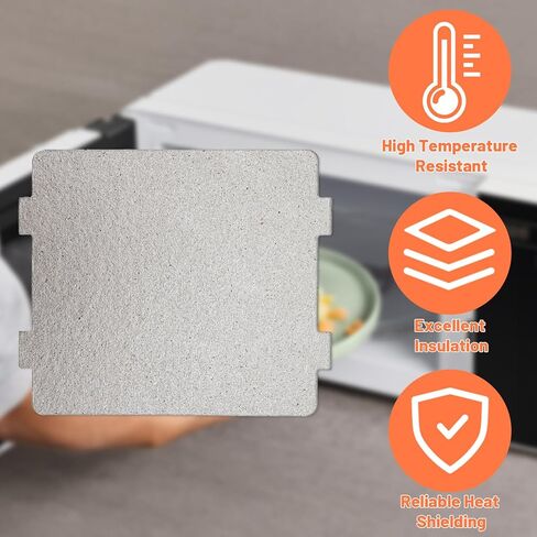 6 PCS Microwave Waveguide Cover Replacement, Universal Mica Sheets for Oven and Toaster, Microwave Plate Replacement Easily Cut to Fit Mica Plate in Kuwait