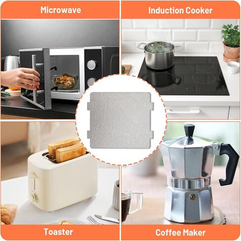 6 PCS Microwave Waveguide Cover Replacement, Universal Mica Sheets for Oven and Toaster, Microwave Plate Replacement Easily Cut to Fit Mica Plate in Kuwait