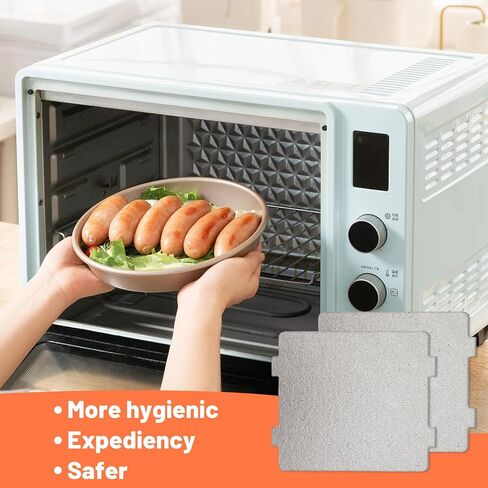 6 PCS Microwave Waveguide Cover Replacement, Universal Mica Sheets for Oven and Toaster, Microwave Plate Replacement Easily Cut to Fit Mica Plate in Kuwait