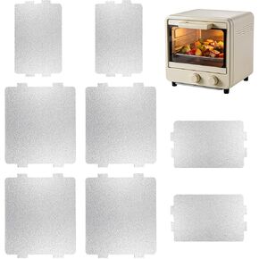 8 PCS Waveguide Cover - Microwave Waveguide Cover Replacement Kit, Universal Cutable Mica-Board Sheets for Most Microwave & Toaster Repairs, Easily Cut to Fit in Saudi Arabia