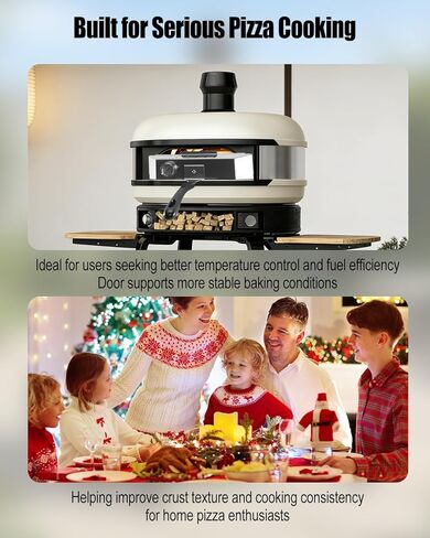 Oven Baffle Door Bracket Compatible with Gozney Dome Pizza Ovens, 304 Stainless Steel Baffle Door holder with Heat grip in Kuwait