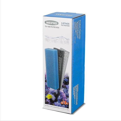 Replacement Cartridge for Aquarium UV Filter TU-700 with Aquarium Filter Foam, Active Carbon and Ceramic Ring(TU700-S) in Kuwait