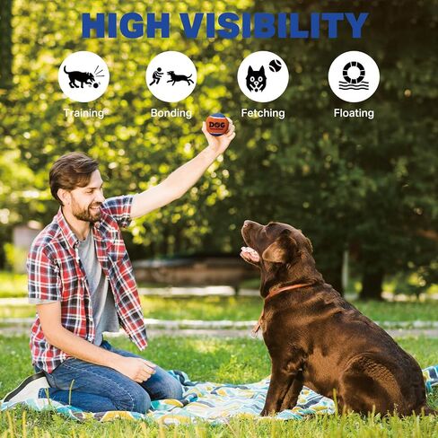 AMA SPORT Squeaky Tennis Balls for Dogs 2.0" Small Dog Tennis Balls for Throwing and Fetching Dog Toys for Training, Exercise, High Bouncing 4 Pack (Orange Light Blue) in Kuwait