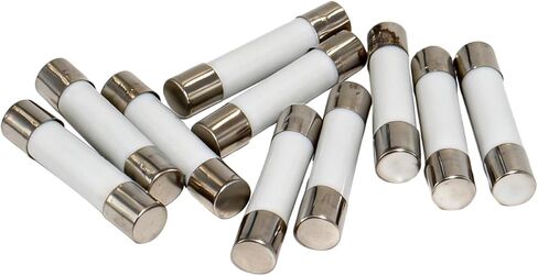 20 Amp 250V Slow-Blow (10 Pack), Microwave Fuse，Universal Ceramic Fuse Replacement for G-E WB27X10388, Whirl-Pool, Ken-More, and Other Microwaves in Kuwait