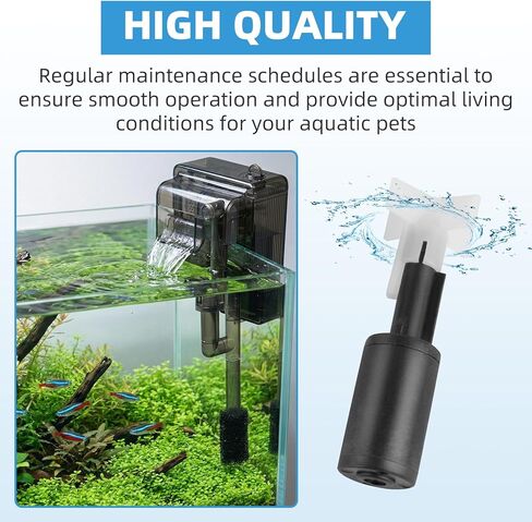 Impeller Assembly Compatible with AquaClear 50 Power Filter, A634 Aquarium Filter Part for Fluval Fish Tank Pump System in Kuwait