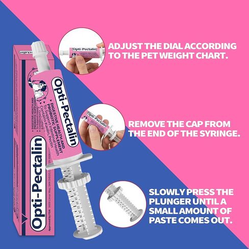 30cc-Anti-Diarrheal Support for Dogs & Cats –Digestive Relief Oral Paste with Kaolin, Pectin & Probiotics – Helps Soothe Upset Stomach & Firm Loose Stool in Kuwait