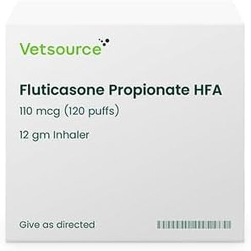 Fluticasone Propionate HFA for Animals, 110 mcg (120 Puffs), 12 gm Inhaler in Kuwait