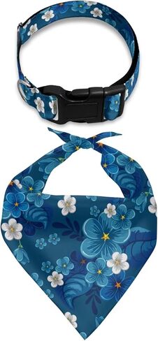 KEIAHUAN Pink Cow Dog Collars with Quick Release Buckle & Adjustable Dog Bandanas 2 PCS Soft Comfy Scarf Kerchief Washable Daily Handkerchief Adjustable Triangle Bib for Small Medium & Large Dogs in Kuwait