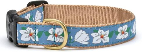 Up Country Magnolia Flower Pattern Dog Collar (Small (9 to 15 Inches) 5/8 Inch Narrow Width) in Kuwait