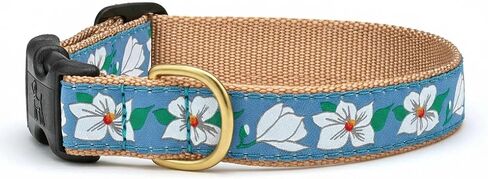 Up Country Magnolia Flower Pattern Dog Collar (Small (9 to 15 Inches) 5/8 Inch Narrow Width) in Saudi Arabia