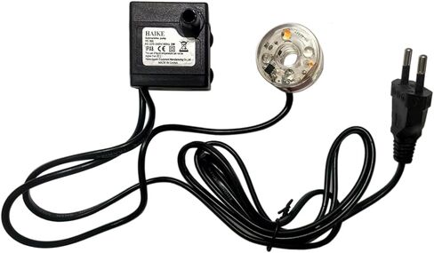 Submersible Pump Compatible with Haike HK-300,3W, 4 colored leds,for water cicle in Kuwait