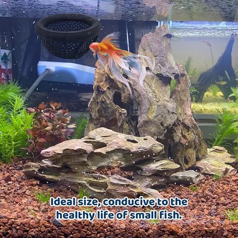 2 Pack Betta Hammock, Betta Fish Tank Accessories, Floating Betta Hide, Beta Fish Tank Decor, Fish Cave, Aquarium Decorations (Black and White) in Kuwait