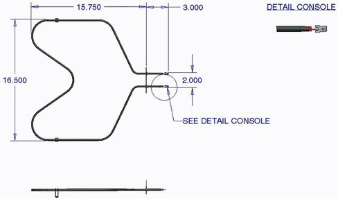 Range Kleen 7504 Replacement Oven Element in Kuwait