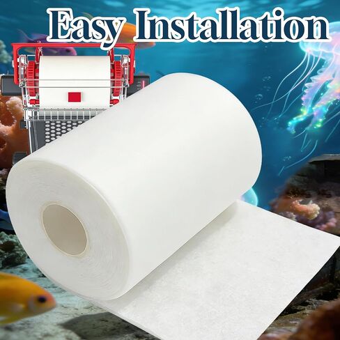 استبدال لفافة الصوف PurifyLogix للبحر الأحمر 1200، وسائط ترشيح فعالة لـ ReefMat 1200، وسائط ترشيح مثالية لصيانة حوض السمك المرجاني والشعاب المرجانية، بطول 115 بوصة * ارتفاع 6.7 بوصة in Kuwait