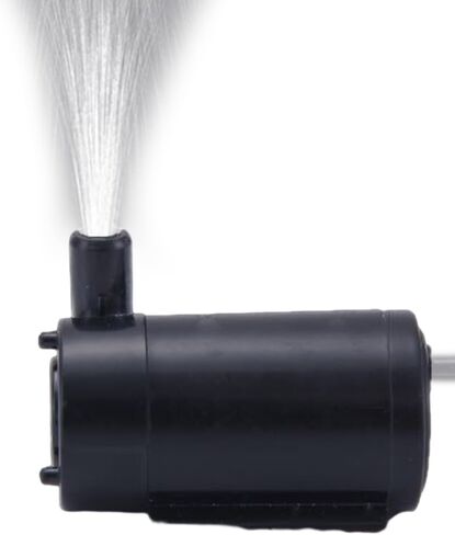 USB-Powered Submersible Water Pump, 5V 1A Silent DC Mini Pump for Small Fountains, Aquariums, Pet Waterers & Tabletop Gardens – 3m Head, 2-3L/min Flow, Compact 43x23mm Black in Kuwait
