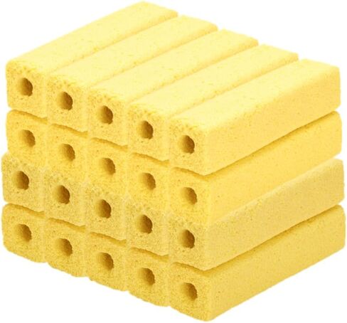 20 Pieces of Porous Ceramic Bacteria House Sticks for Aquarium Fish Tank in Bio Filter Media for 30-60 Gallons of Water in Kuwait