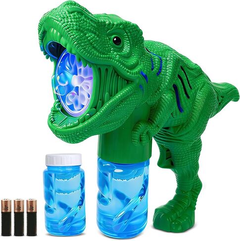 Toysery Bubble Gun Bubble Blower for Kids, Non-Toxic Handheld Bubble Machine with Leak-Resistant Design. Easy Refill Bubble Included in Saudi Arabia
