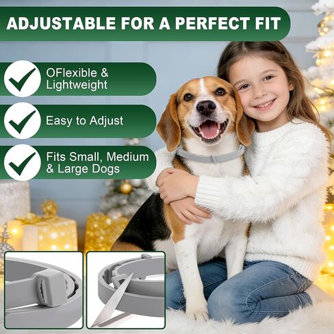 4 Pack Essential Oil Collars Dog Flea & Tick Collar Set with Natural Essential Oils, Adjustable Flea Control for Dogs in Kuwait