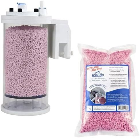 Icecap CO2 Scrubber, Medium, w/Extra CO2 Media Bundle (2 Items) in Kuwait