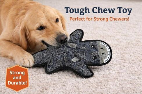 Jalousie 5 Pack Ultra Tough No Stuffing Squeaky Dog Toys for Large Dogs No Mess Interactive Durable Plush Chew Toy Indestructible Dog 6 Layers (5 Pack Ultra Tough Canvas Oxford, Large to XLarge) in Saudi Arabia