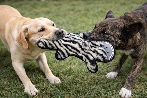 Jalousie 5 Pack Ultra Tough No Stuffing Squeaky Dog Toys for Large Dogs No Mess Interactive Durable Plush Chew Toy Indestructible Dog 6 Layers (5 Pack Ultra Tough Canvas Oxford, Large to XLarge) in Saudi Arabia