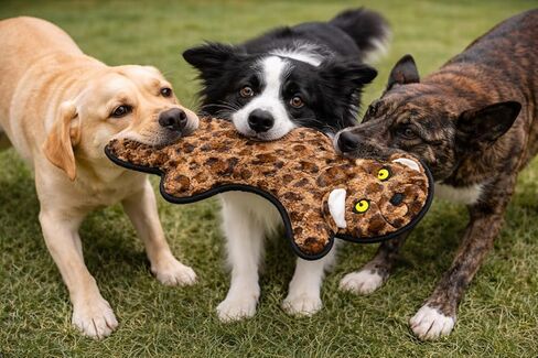 Jalousie 5 Pack Ultra Tough No Stuffing Squeaky Dog Toys for Large Dogs No Mess Interactive Durable Plush Chew Toy Indestructible Dog 6 Layers (5 Pack Ultra Tough Canvas Oxford, Large to XLarge) in Saudi Arabia