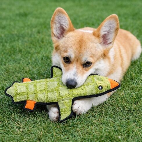 Jalousie 5 Pack Ultra Tough No Stuffing Squeaky Dog Toys for Large Dogs No Mess Interactive Durable Plush Chew Toy Indestructible Dog 6 Layers (5 Pack Ultra Tough Canvas Oxford, Large to XLarge) in Saudi Arabia