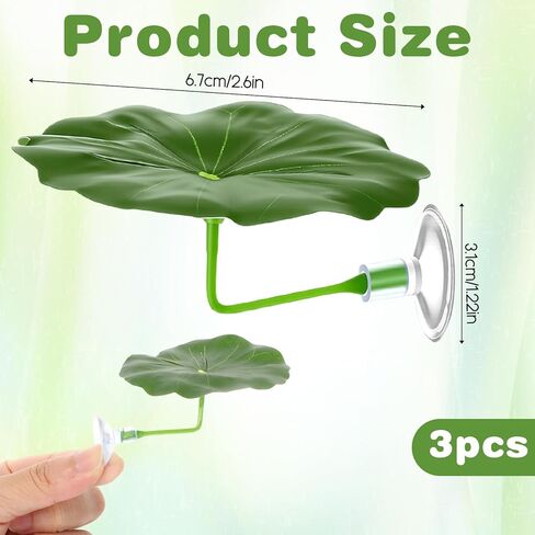 Nogeqi 3 Pcs Betta Leaf Hammock, Betta Fish Leaf Hammock Soft Aquarium Decor Plastic Plants, Fish Tank Decoration for Sleeping Resting Hiding Playing in Kuwait