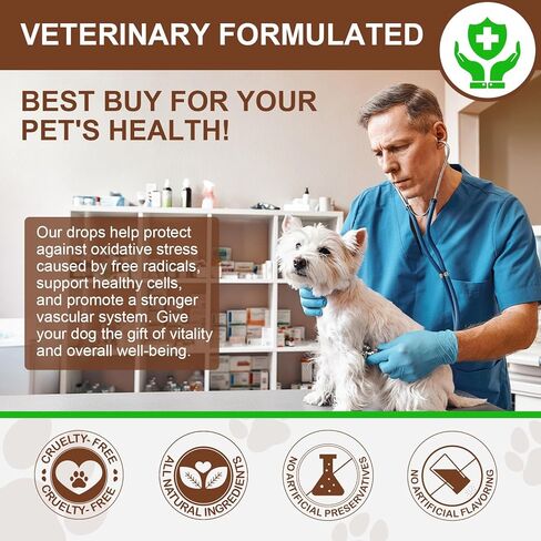 Turkey Tail Mushroom for Dogs, Dog Mushroom Supplement, Mushroom Drops for Dogs, Support Immune Health, Digestive & Joint Mobility, Wild Mushroom Supplement for Dog, Easy to Absorbed 2 fl oz in Kuwait