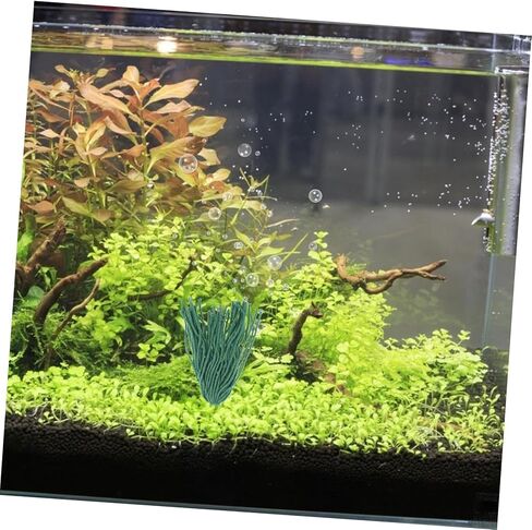 BESPORTBLE 10pcs Fish Breeding Spawning Mops Aquarium Plants for Fish Hiding and Climbing Natural Habitat Simulation Decorative Green Grass Shrimp Accessories in Kuwait