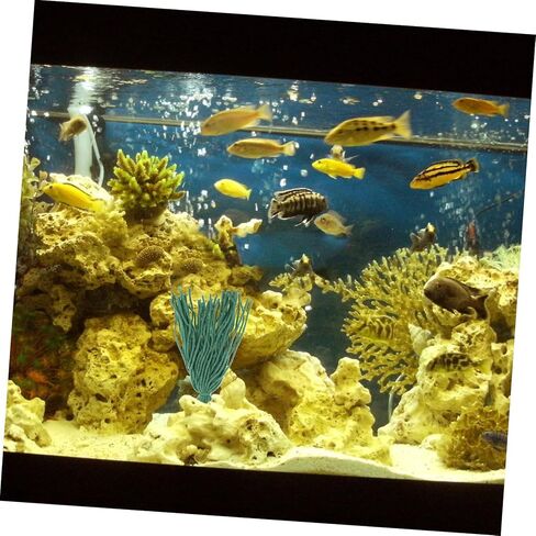 BESPORTBLE 10pcs Fish Breeding Spawning Mops Aquarium Plants for Fish Hiding and Climbing Natural Habitat Simulation Decorative Green Grass Shrimp Accessories in Kuwait