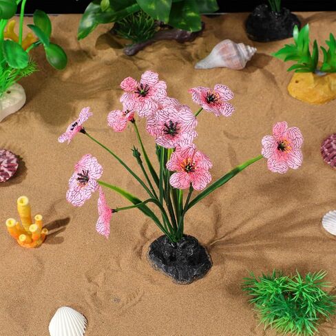Hemoton 2Pcs Decorative Aquarium Plant Elegant Fake Fish Tank Decoration and Water Grass for Home and Office for Betta and Fish Types in Kuwait