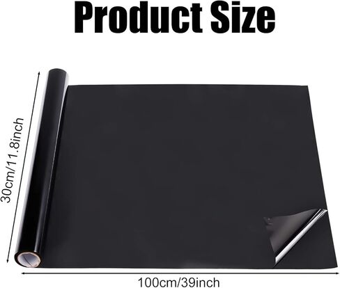 Fish Tank Background, 11.8x39.4in Black Aquarium Background Cling Fish Tank Backdrop Static Cling Fish Tank Background Aquarium Backdrop for Fish Tank in Kuwait