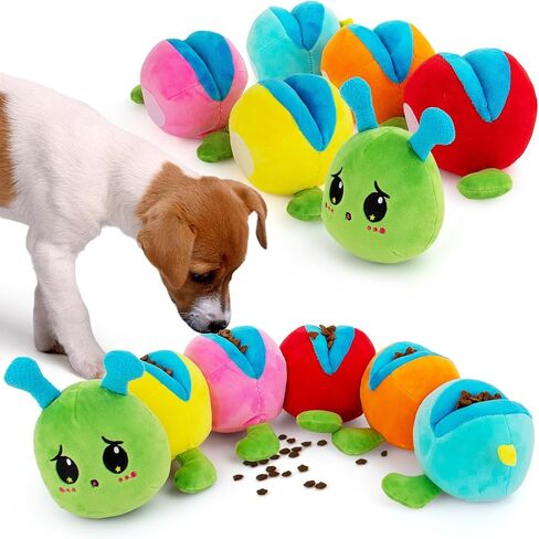 AWOOF Dog Snuffle Toy, Squeak Dog Toys for Stress Release & Boredom Relief, Dog Puzzle IQ Training, Snuffle Foraging Instinct Training, Detachable Puzzle Enrichment for Medium Small Dogs in Kuwait